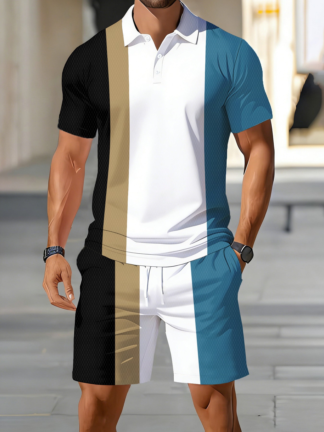 Men'S Fashion Polo - 2026 Zomer Nieuwe Heren Polo Shirt