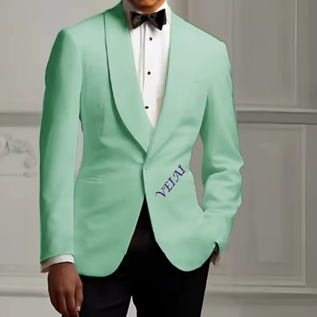 Men'S Fashion For Wedding - Ivoorkleurige jongenspakjas en broek, 2-delige set,