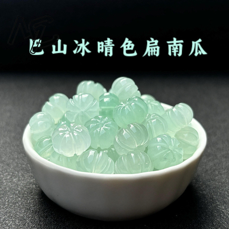 Mens Fashion Bracelet - 10 stks Een Groene Jade Pompoen