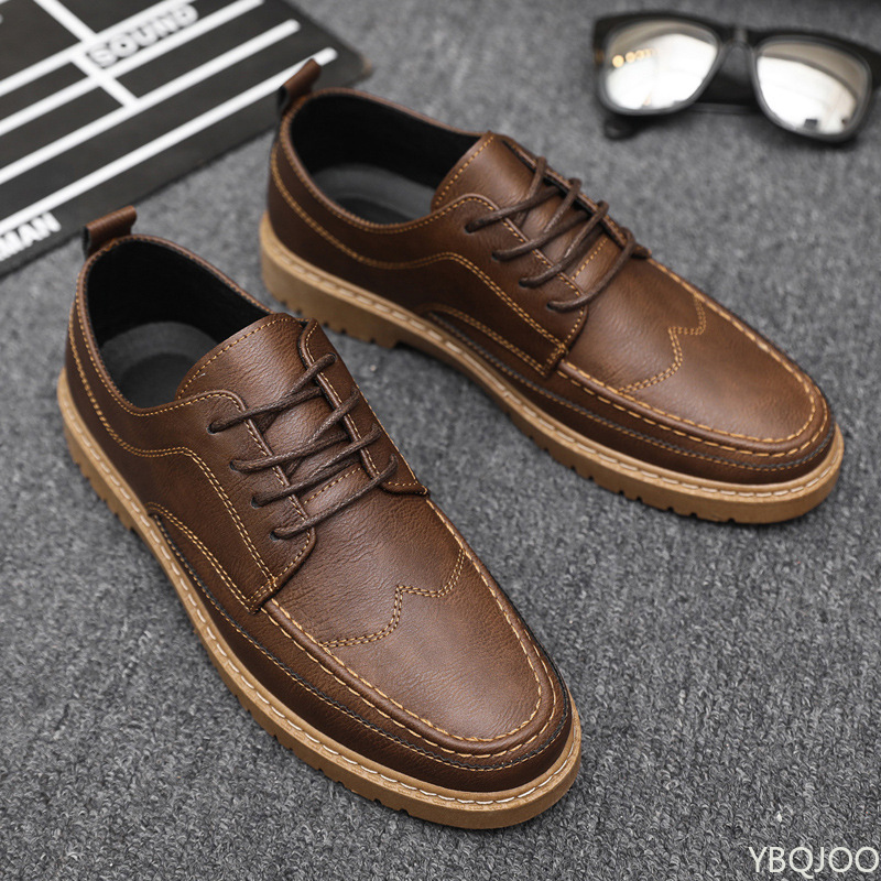 Mens Fashion Summer 2025 - Casual leren herenschoenen Trendy zomer ademende