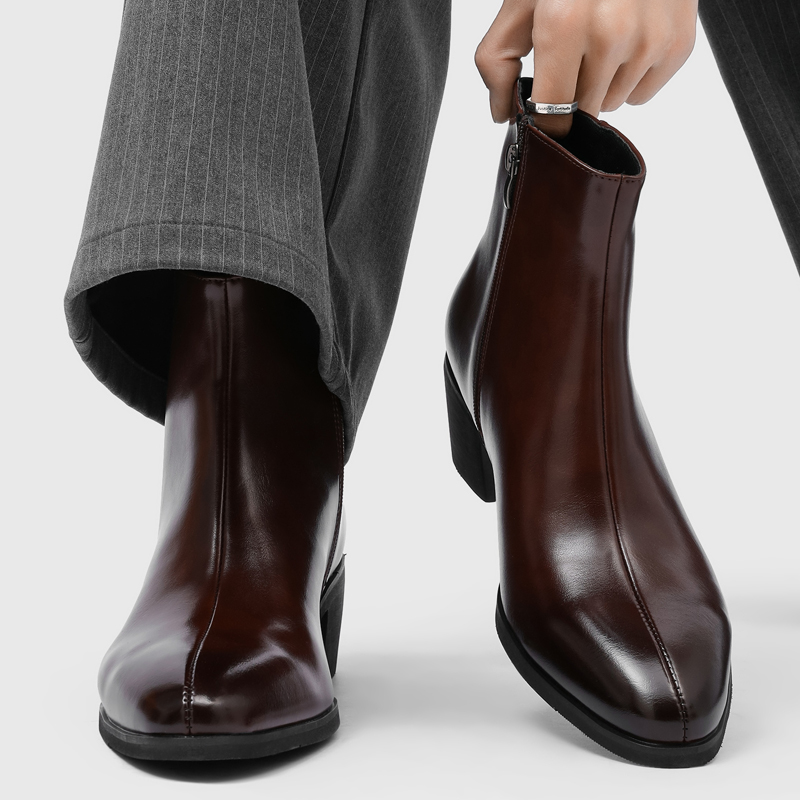 Men'S Fashion For 45 Years Old - Heren eenvoudige en modieuze hoge hakken