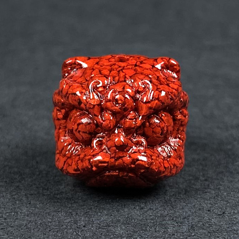 Mens Fashion Bracelet - 10 st Natuurlijke Cinnabar Crystal Lion