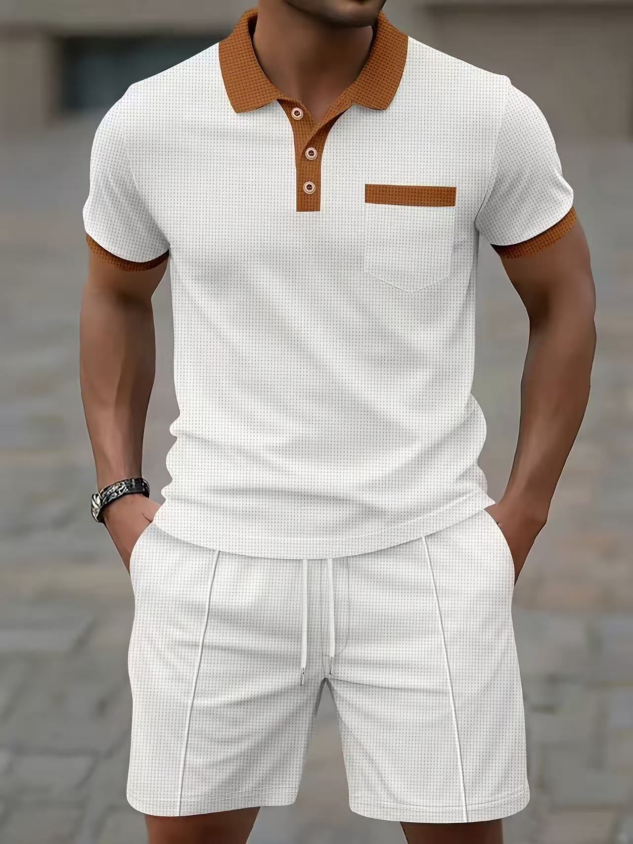 Men'S Fashion Rules - Bestverkochte heren zomer T-shirt polo shorts
