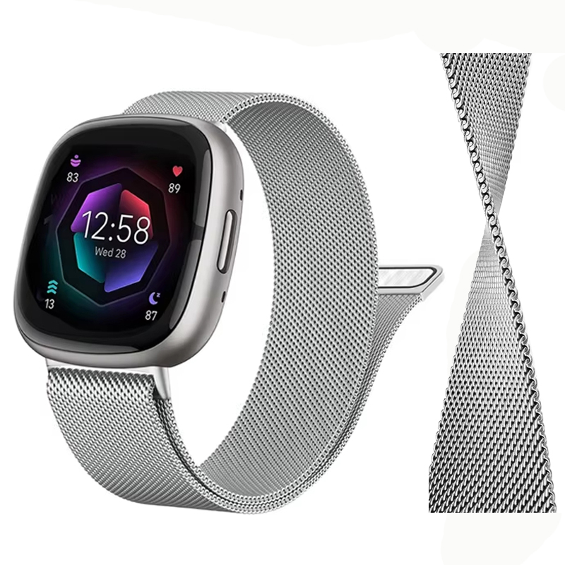 Milan Men'S Fashion - Milanese lusband voor Fitbit versa 4