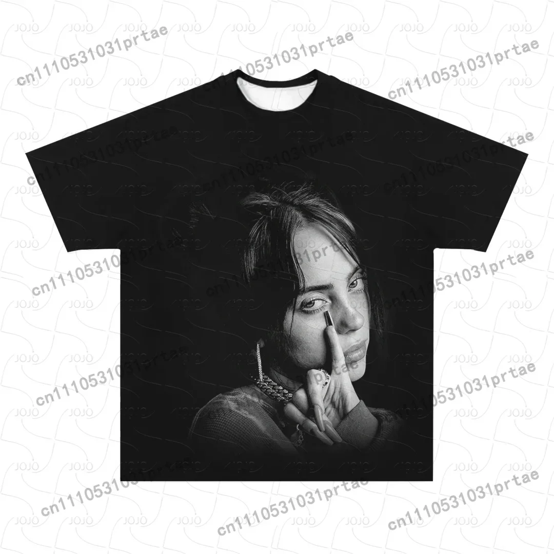 Billie Eilish Retro Patroon T- - Mens Fashion Summer 2025 recensie en prijs
