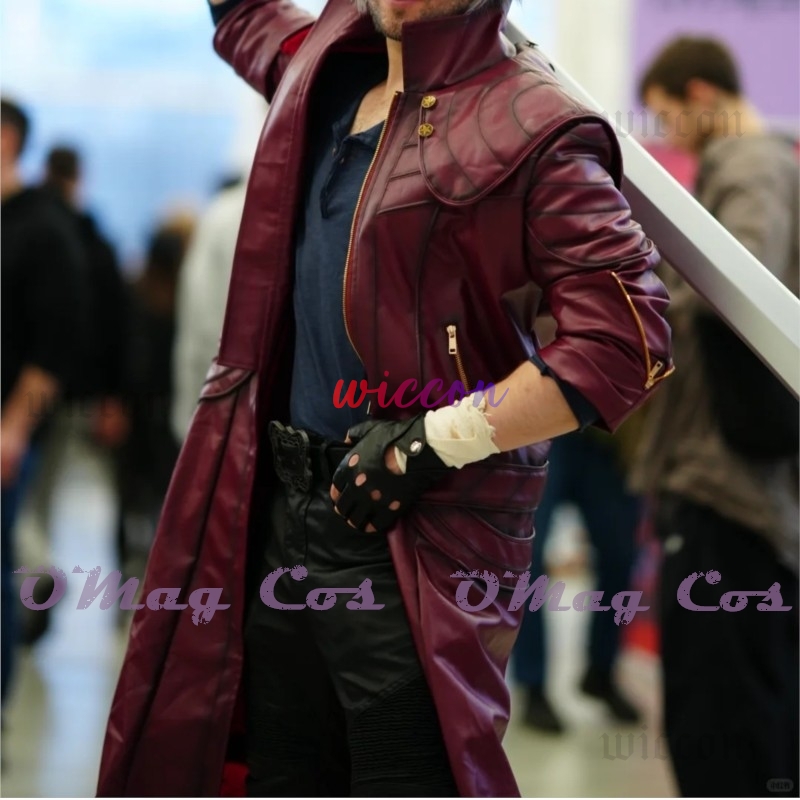 Dante Cosplay Rode Lange Trenc - Trench Coat Men recensie en prijs