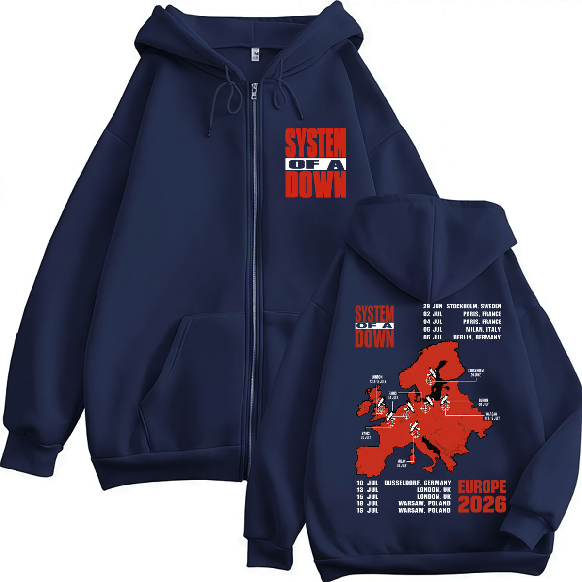 System of A Down EU en UK Tour - Men'S Fashion Uk 2026 recensie en prijs