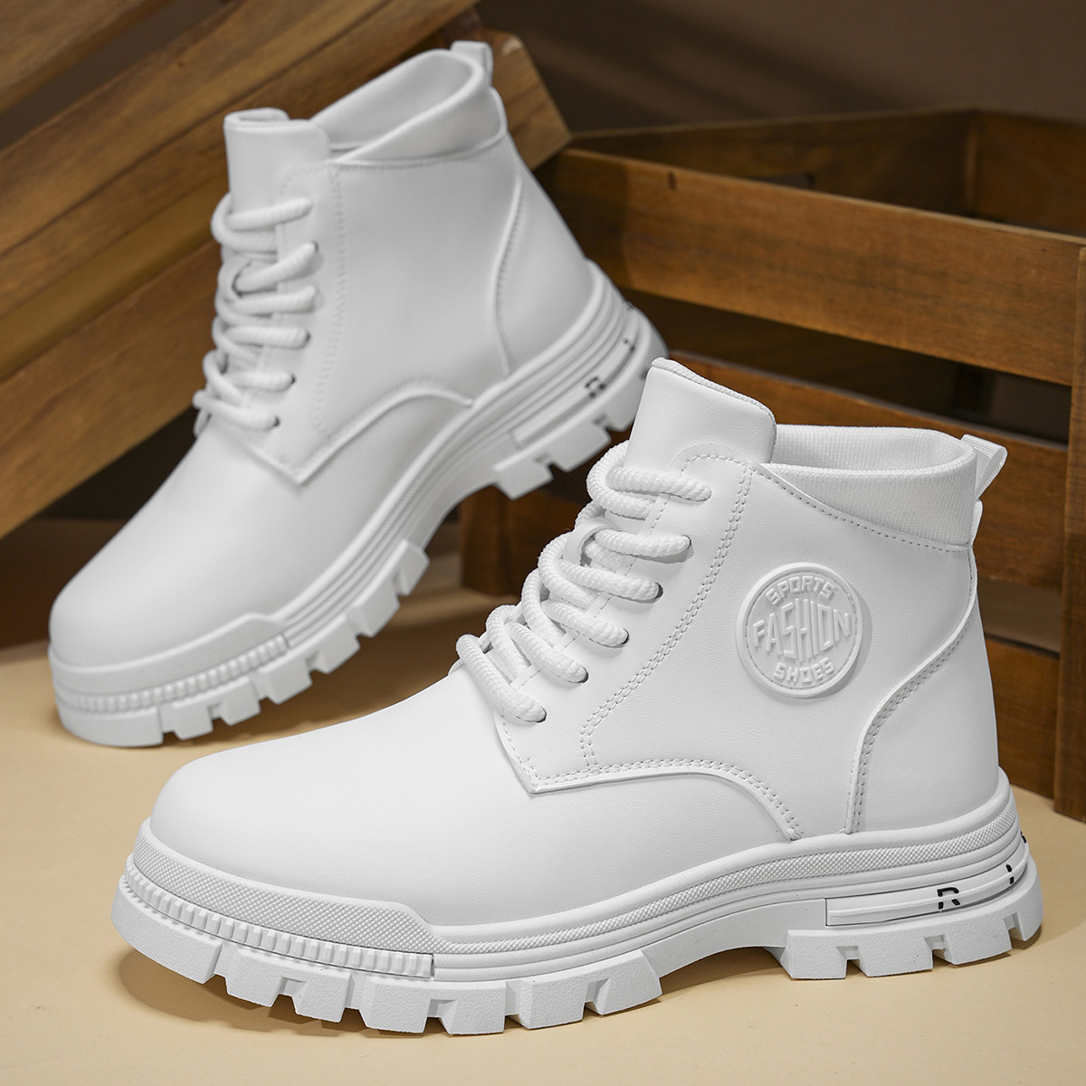 Heren Modieuze witte motorlaar - Men'S Fashion For 45 Years Old recensie en prijs