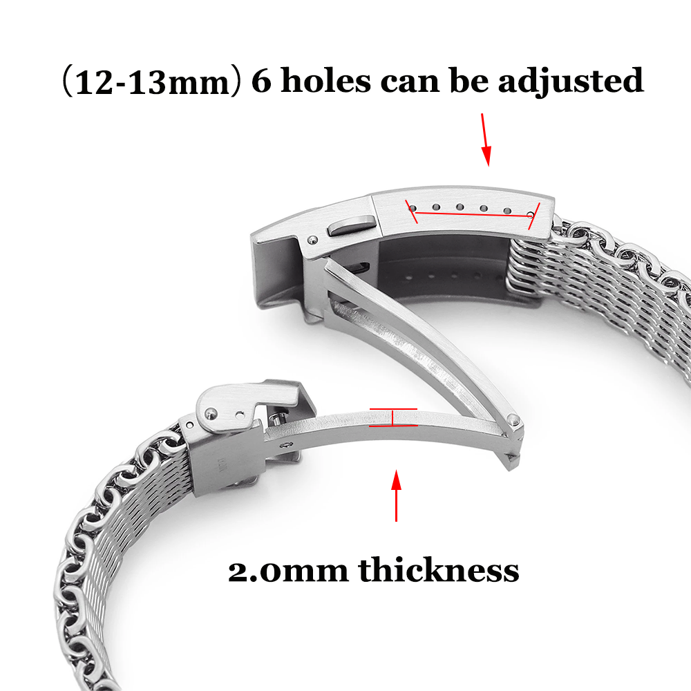Luxe Milanese Loop 4.5mm Shark - Milan Men'S Fashion recensie en prijs