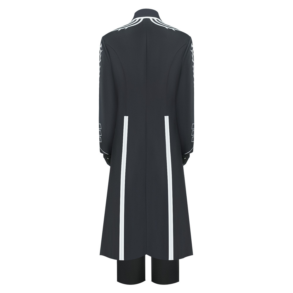 Retro Zwarte Lange Trenchcoat  - Trench Coat Men recensie en prijs