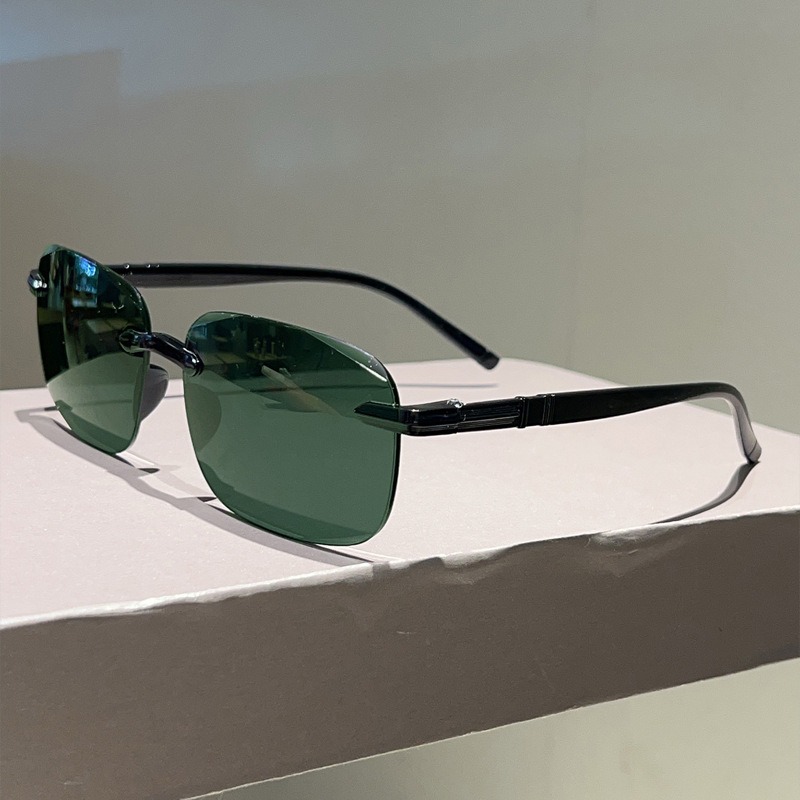 Fashion Pilot Zonnebril Mannen - Men'S Fashion Rimless Glasses recensie en prijs