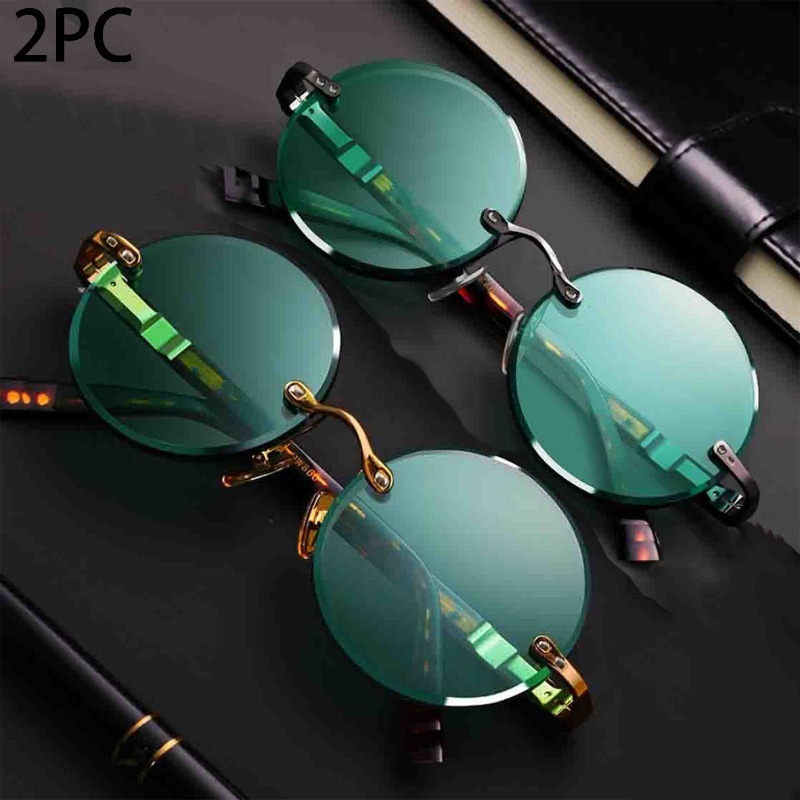 Modeklassieke randloze zonnebr - Men'S Fashion Rimless Glasses recensie en prijs