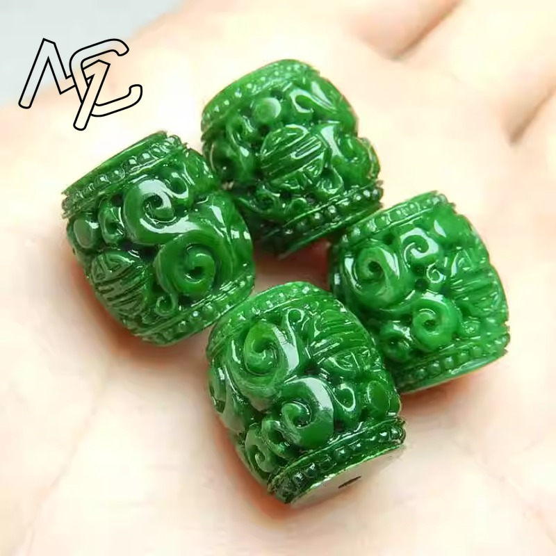 5pc Natuurlijke Groene Jade Ca - Mens Fashion Bracelet recensie en prijs