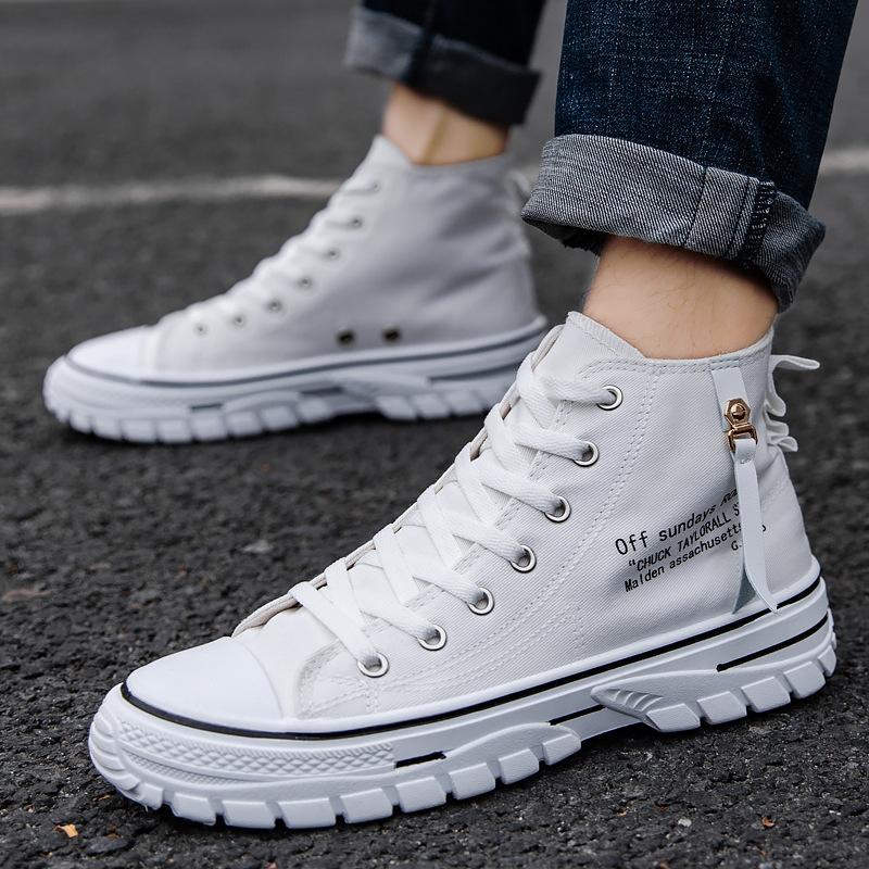 Herenschoenen van canvas, hoge - Mens Fashion Summer 2025 recensie en prijs