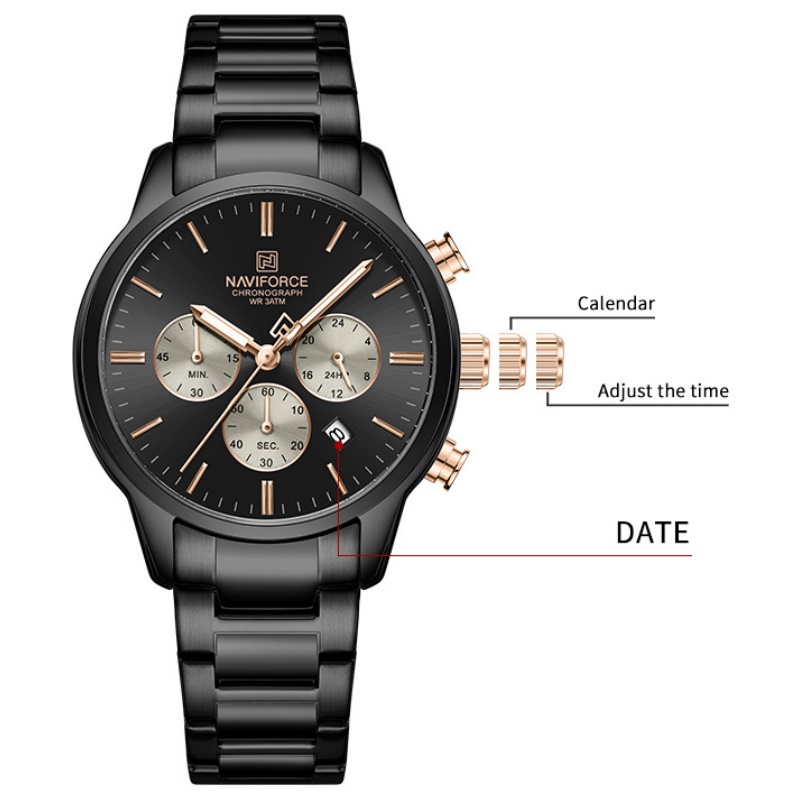 NAVIFORCE Heren Quartz Chronog - Mens Fashion Bracelet recensie en prijs