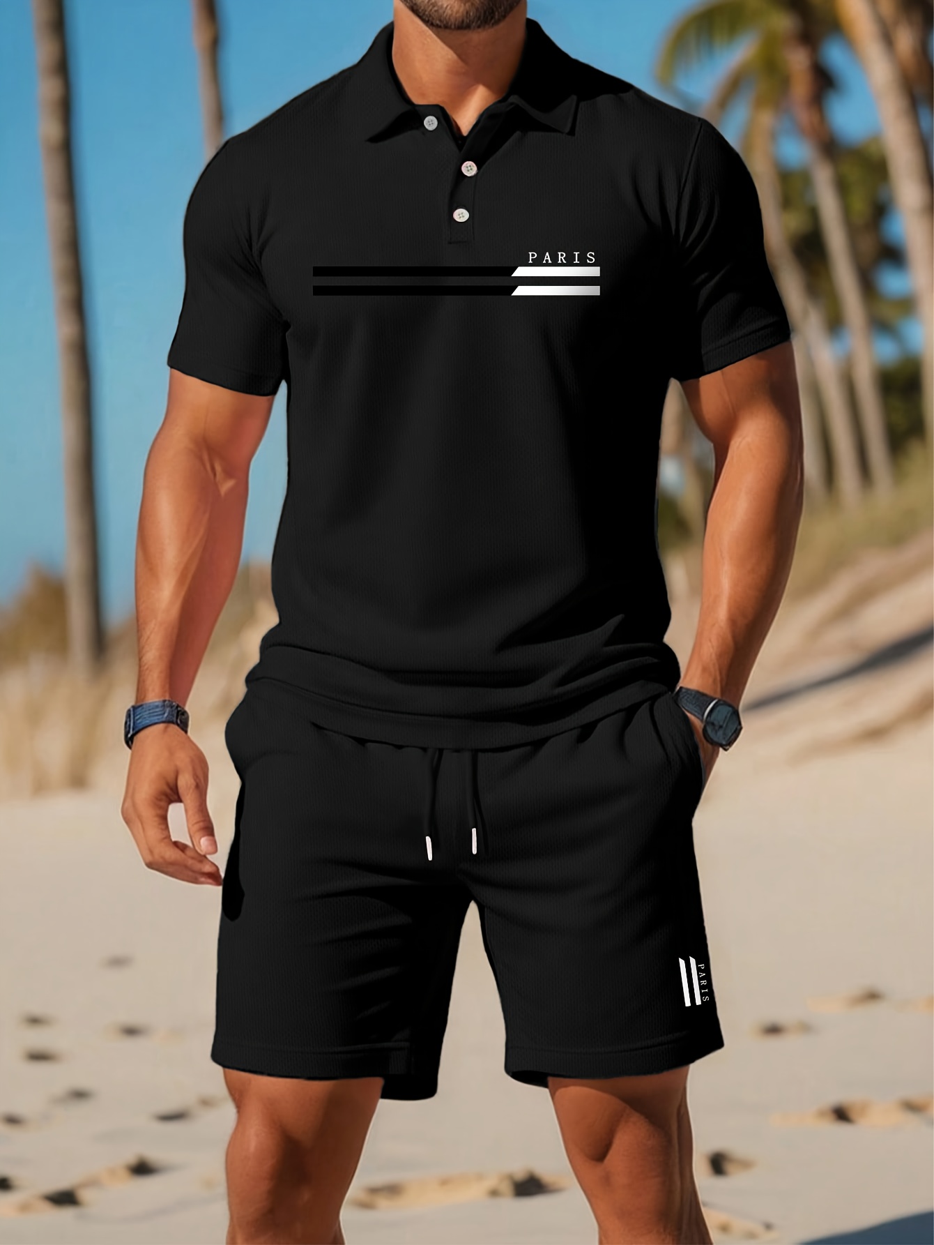 2026 Zomer Heren Polo Set - 3D - Men'S Fashion Polo recensie en prijs