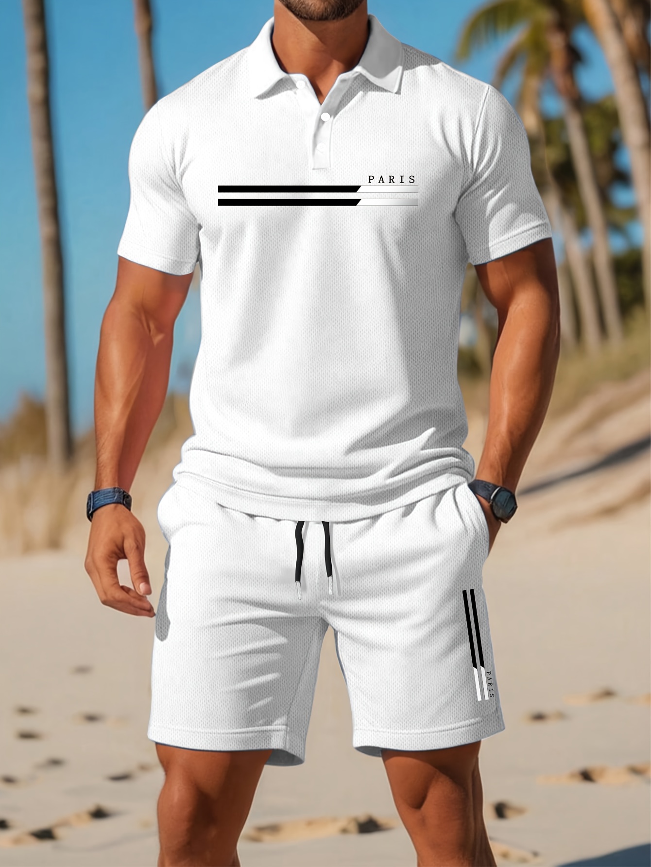 2026 Zomer Heren Polo Set - 3D - Men'S Fashion Polo recensie en prijs