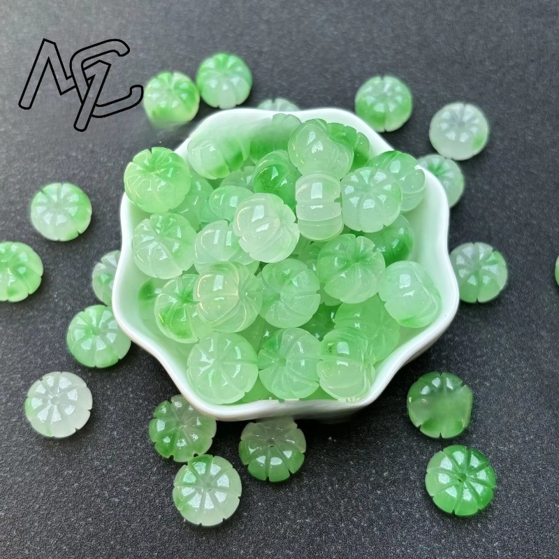 10 stks Een Groene Jade Pompoe - Mens Fashion Bracelet recensie en prijs