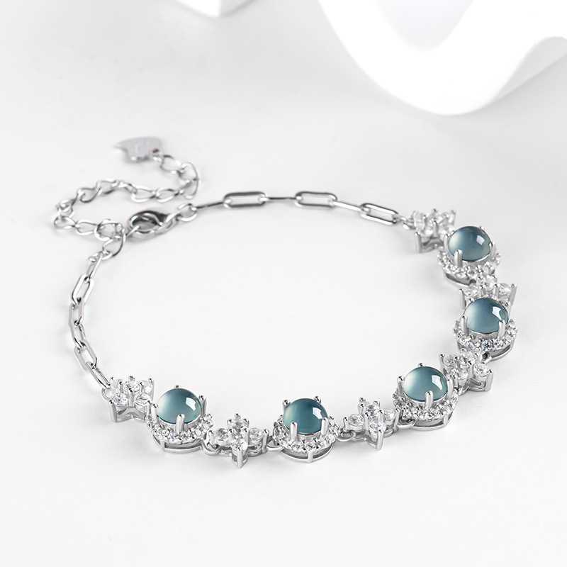 Blauwe Myanmar Jadeïet Armband - Mens Fashion Bracelet recensie en prijs