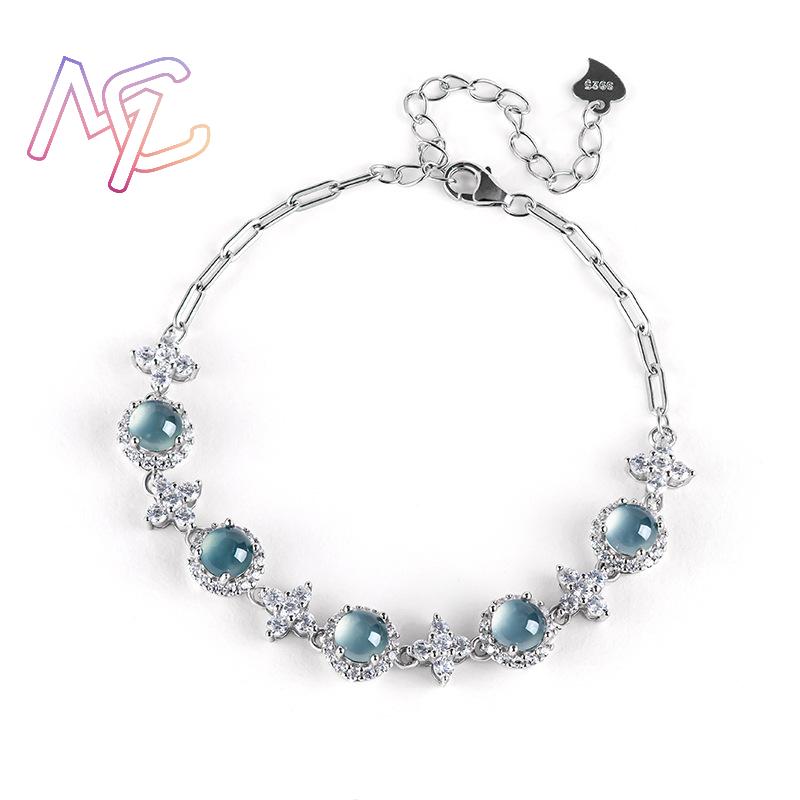 Blauwe Myanmar Jadeïet Armband - Mens Fashion Bracelet recensie en prijs