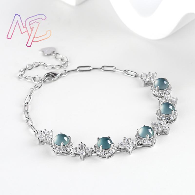 Blauwe Myanmar Jadeïet Armband - Mens Fashion Bracelet recensie en prijs