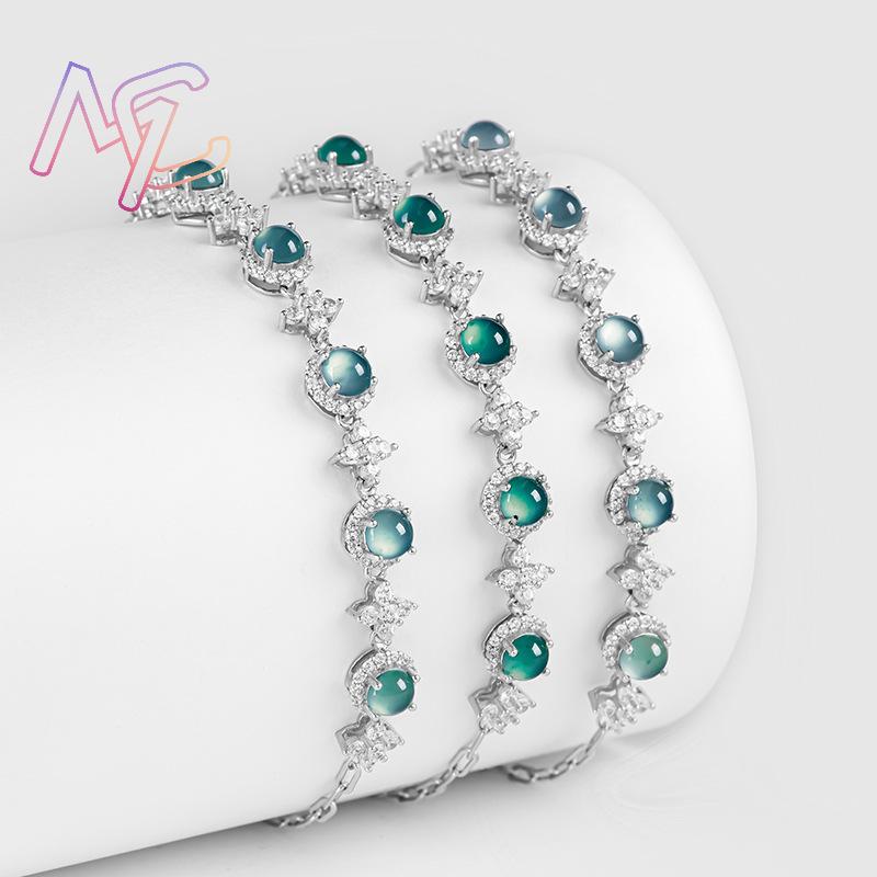 Blauwe Myanmar Jadeïet Armband - Mens Fashion Bracelet recensie en prijs