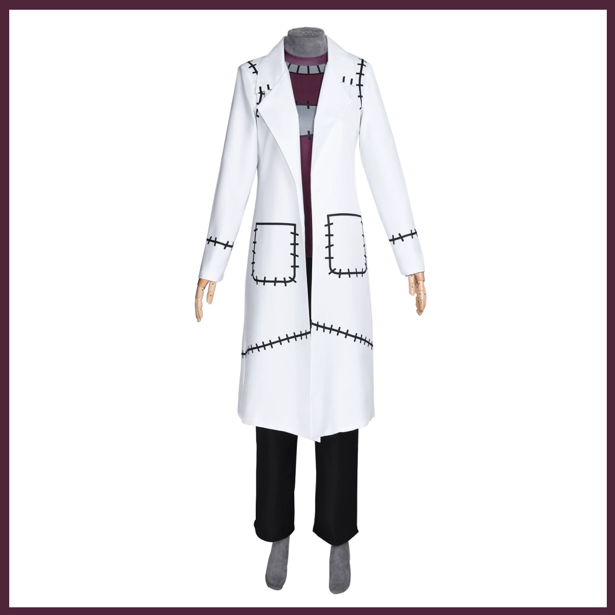 Witte lange jas trenchcoat uni - Trench Coat Men recensie en prijs