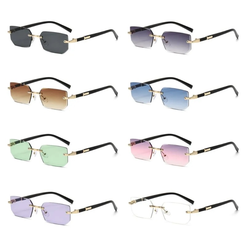 Trendy randloze zonnebrillen v - Men'S Fashion Rimless Glasses recensie en prijs
